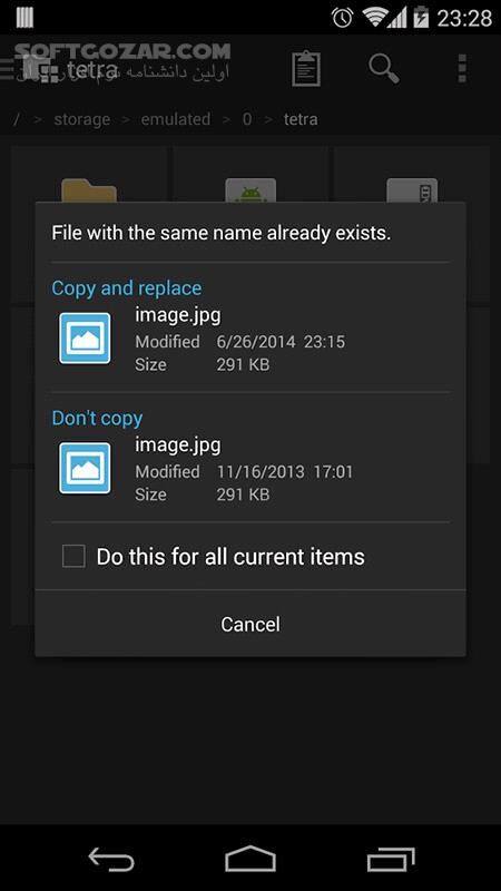 دانلود Tetra Filer 3.2.2 for Android - دانلود مدیریت فایل اندروید برای اندروید - سافت گذر
