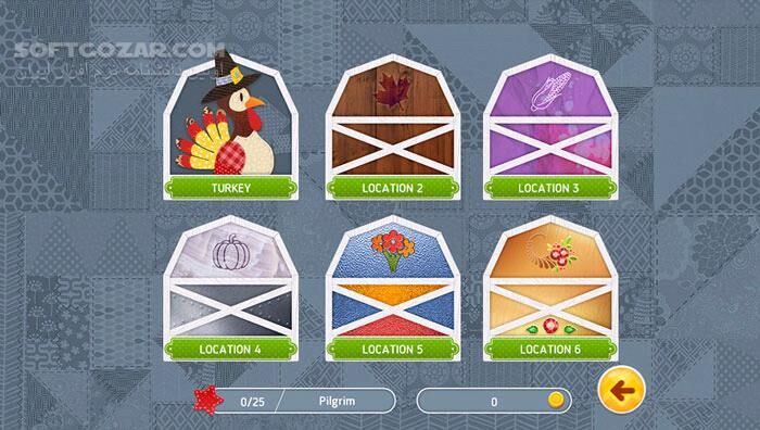 دانلود Thanksgiving Day Mosaic - دانلود بازی پازل روز شکرگزاری - سافت گذر