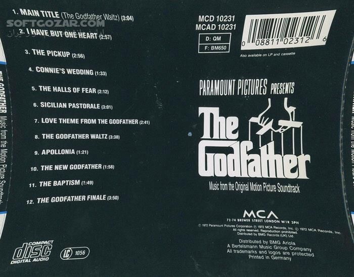 دانلود The Godfather Movie Soundtracks (Music Album) - دانلود موسیقی فیلم پدرخوانده - سافت گذر