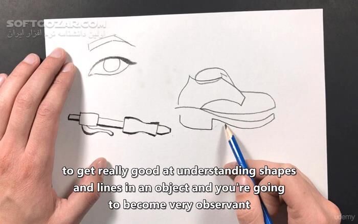 دانلود Udemy - The Ultimate Drawing Course - Beginner to Advanced - دانلود آموزش کامل طراحی - سافت گذر