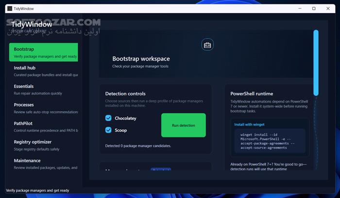 دانلود TidyWindow 3.9.2 - دانلود بهینه سازی ویندوز - سافت گذر