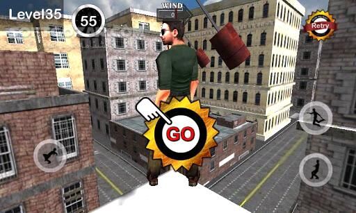 دانلود TightRope Walker 3D 3.1 for Android +2.1 - دانلود بازی تعادل بر روی طناب برای اندروید - سافت گذر