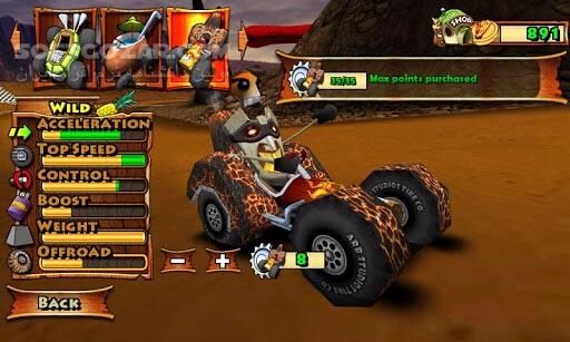 دانلود Tiki Kart 3D 7.2 for Android +2.3 - دانلود ماشین های جنگجو برای اندروید - سافت گذر