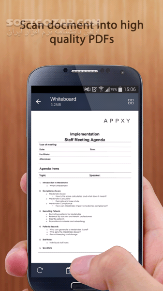 دانلود Tiny Scan Pro PDF Scanner 5.4 for Android +5.0 - دانلود اسکنر پی دی اف برای اندروید - سافت گذر