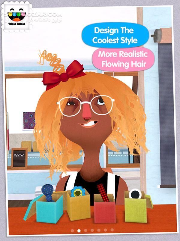 دانلود Toca Hair Salon 4.1.5 for Android +4.0.3 - دانلود آرایشگاه مو برای اندروید - سافت گذر