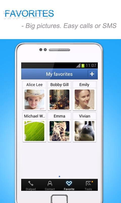دانلود TouchPal Contacts 5.6.1.3 for Android +4.0 - دانلود تماس با حرکات انگشت برای اندروید - سافت گذر