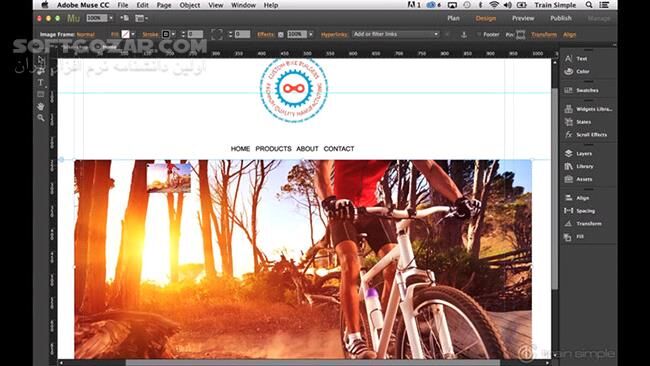 دانلود Train Simple - Muse CC Fundamentals - دانلود فیلم آموزش آشنایی با نرم‌افزار ادوبی میوس سی‌سی - سافت گذر