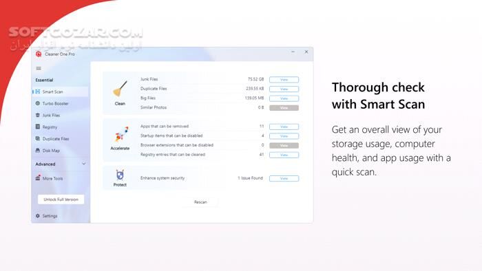 دانلود Trend Micro Cleaner One Pro 6.8.0.333 - دانلود بهینه سازی ویندوز - سافت گذر