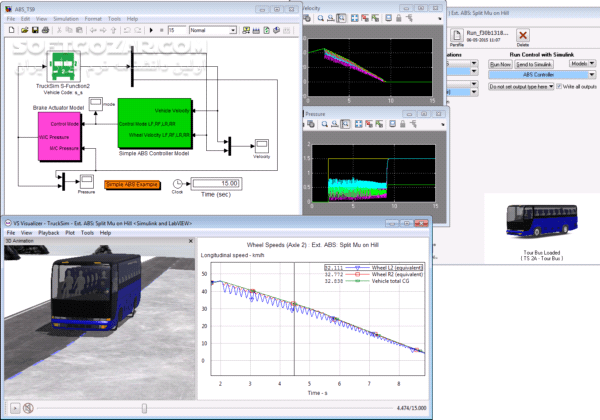 دانلود CarSim 2017.1 + TruckSim 2016.1 - دانلود شبیه ساز مکانیکی خودرو های تجاری و نظامی و خودرو های سواری - سافت گذر
