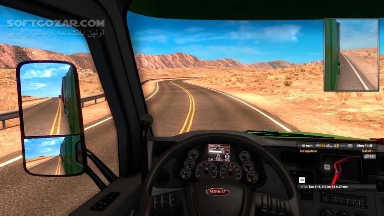 دانلود Truck Simulator USA 4.0.4 For Android +4.0.3 - دانلود شبیه ساز تریلی برای اندروید - سافت گذر