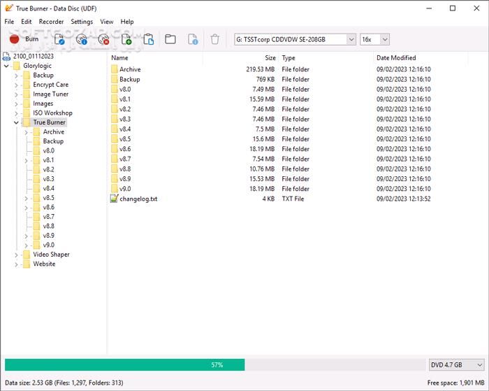 دانلود True Burner 10.6 - دانلود رایت دیسک - سافت گذر