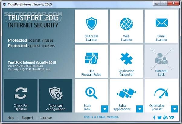 دانلود TrustPort Total Security / Internet Security / Antivirus 2017 17.0.2.7025 - دانلود انتی ویروس تراست پورت - سافت گذر