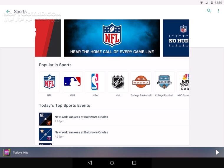 دانلود TuneIn Radio Pro – Live Radio 39.9 for Android +5.0 - دانلود تونین رادیو برای اندروید - سافت گذر