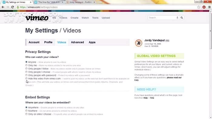 دانلود Tutsplus - Vimeo for Pro Users - دانلود فیلم آموزش استفاده از قابلیت‌ها و امکانات حرفه‌ای سایت ویمیو - سافت گذر