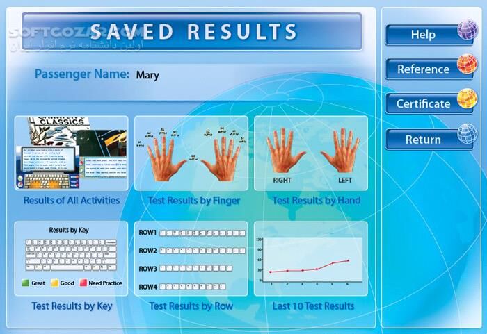 دانلود Typing Instructor Gold 3.2 - دانلود آموزش تایپ انگلیسی و اسپانیایی - سافت گذر