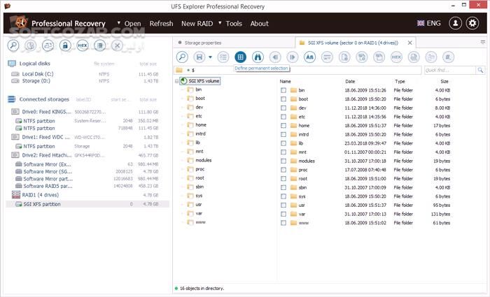 دانلود UFS Explorer Pro Recovery 10.11.1.7264 - دانلود بازیابی اطلاعات - سافت گذر