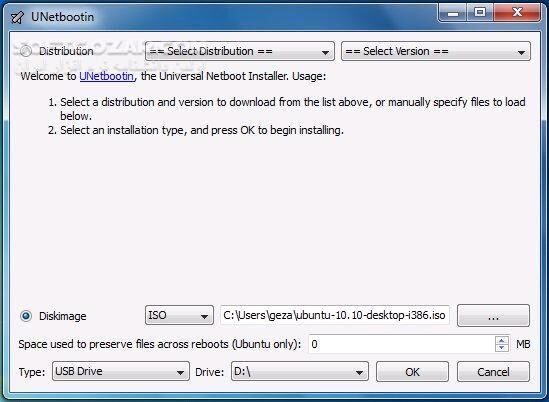 دانلود UNetbootin (Universal Netboot Installer ) 7.0.2 - دانلود نرم افزار نصب سیستم عامل با فلش مموری - سافت گذر