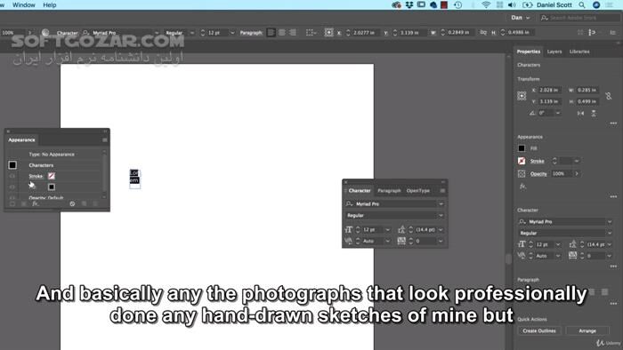 دانلود Udemy - Adobe Illustrator CC - Advanced Training Course - دانلود آموزش ادوبی ایلاستریتور سطح پیشرفته - سافت گذر