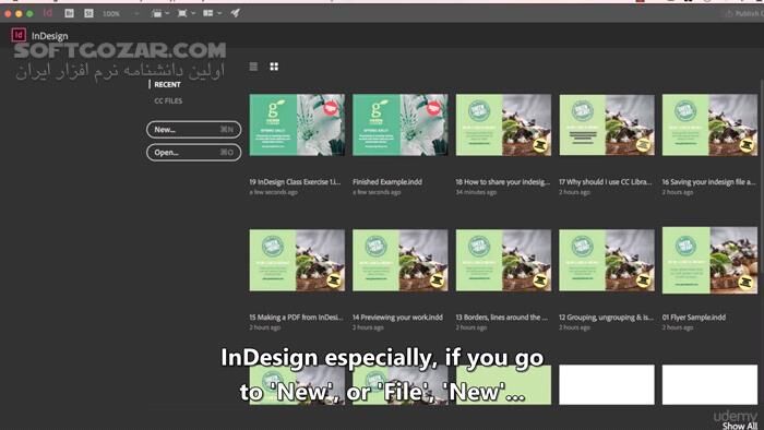 دانلود Udemy - Adobe InDesign CC - Essentials Training Course - دانلود آموزش ایندیزاین سطح مقدماتی - سافت گذر