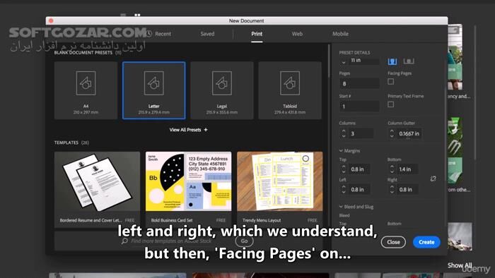 دانلود Udemy - Adobe InDesign CC - Essentials Training Course - دانلود آموزش ایندیزاین سطح مقدماتی - سافت گذر