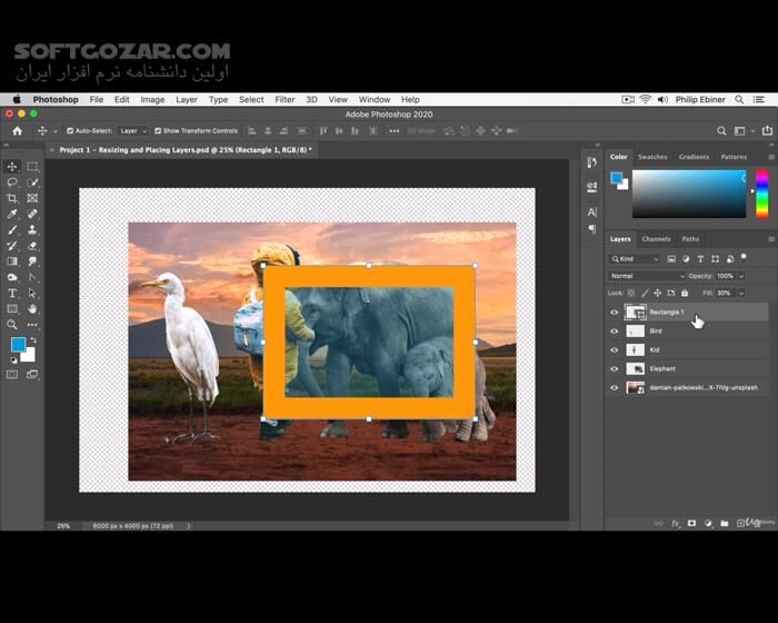 دانلود Udemy - Adobe Photoshop CC: A Beginner to Advanced Photoshop Course - دانلود دوره آموزش کامل فتوشاپ - سافت گذر