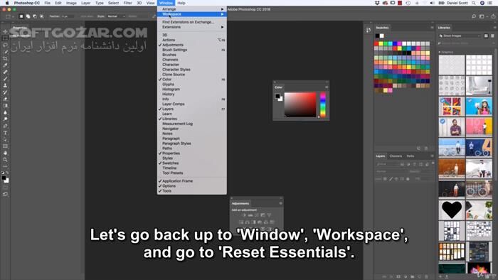دانلود Udemy - Adobe Photoshop CC – Essentials Training Course - دانلود آموزش فتوشاپ - سافت گذر
