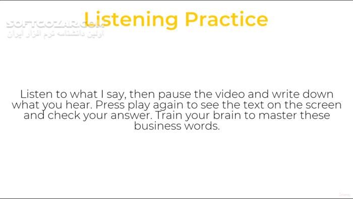دانلود Udemy - Business English Vocabulary Launch - دانلود دوره آموزش انگلیسی تجاری و بازرگانی - سافت گذر
