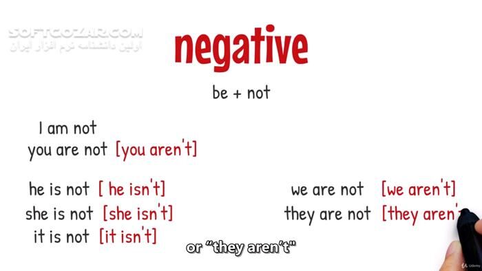 دانلود Udemy - Full English Grammar Course English Grammar from  A to Z - دانلود آموزش صفر تا صد گرامر زبان انگلیسی - سافت گذر