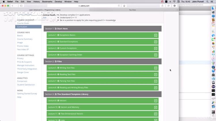 دانلود Udemy - Learn Advanced C++ Programming - دانلود آموزش سطح پیشرفته برنامه نویسی ++C - سافت گذر