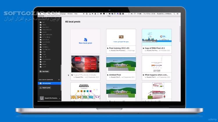 دانلود Master Prezi with an Official Prezi Expert - دانلود آموزش نرم افزار پرزی - سافت گذر