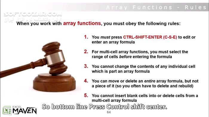 دانلود Udemy - Microsoft Excel - Advanced Excel Formulas & Functions - دانلود آموزش اکسل سطح پیشرفته - سافت گذر