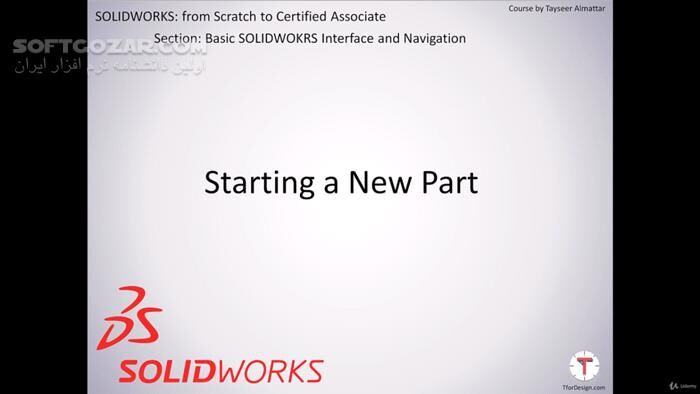 دانلود Udemy - SOLIDWORKS: Become a Certified Associate Today (CSWA) - دانلود آموزش کامل سالیدورکس - سافت گذر