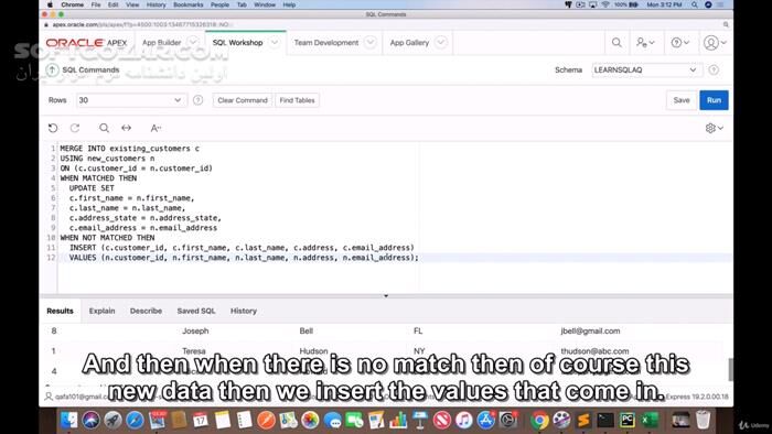 دانلود Udemy – The Complete Oracle SQL Certification Course - دانلود آموزش اوراکل اس کیو ال - سافت گذر