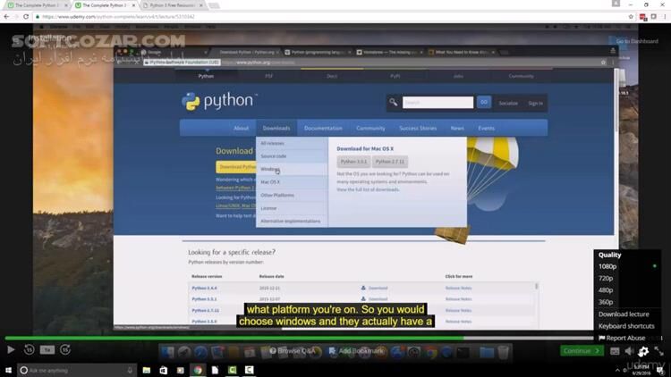 دانلود !Udemy - The Complete Python 3 Course: Beginner to Advanced - دانلود آموزش برنامه نویسی پایتون - سافت گذر