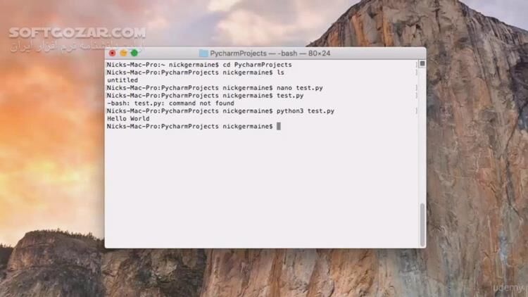 دانلود !Udemy - The Complete Python 3 Course: Beginner to Advanced - دانلود آموزش برنامه نویسی پایتون - سافت گذر