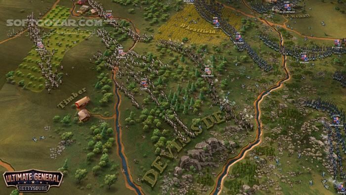 دانلود Ultimate General - Gettysburg - دانلود بازی ژنرال نهایی - نبرد گِتیسبورگ - سافت گذر
