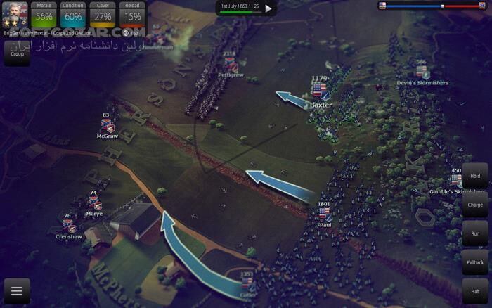 دانلود Ultimate General - Gettysburg - دانلود بازی ژنرال نهایی - نبرد گِتیسبورگ - سافت گذر