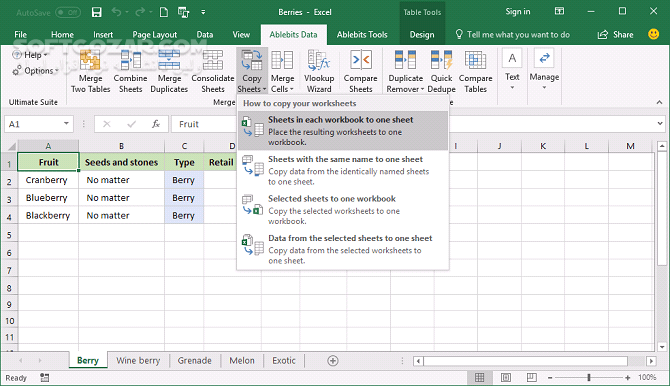 دانلود Ablebits Ultimate Suite for Excel Business Edition 2026.1.3877.2566 - دانلود آلتیمیت سوئیت برای اکسل - سافت گذر