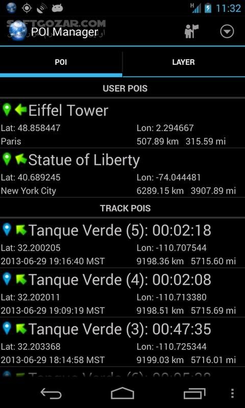 دانلود Ultra GPS Logger 3.196 for Android +9.0 - دانلود ردیاب جی پی اس برای اندروید - سافت گذر
