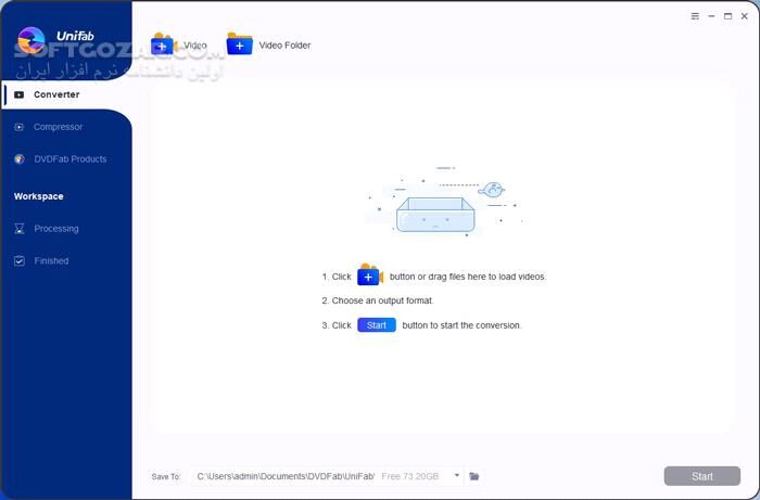 دانلود UniFab 3.0.3.2 - دانلود تبدیل فرمت و ویرایش ویدئوها - سافت گذر