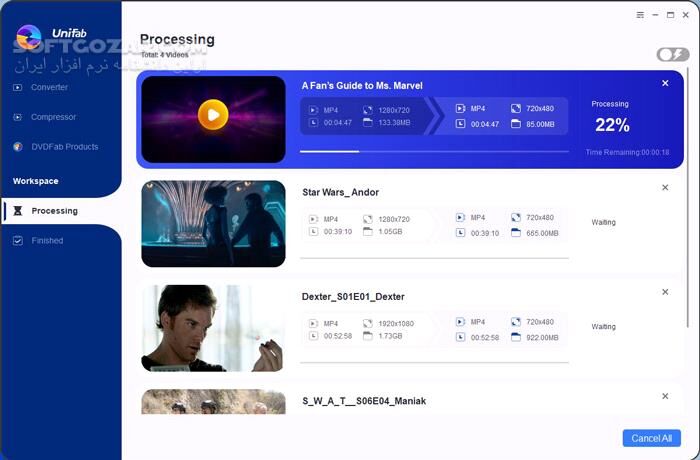 دانلود UniFab 3.0.3.2 - دانلود تبدیل فرمت و ویرایش ویدئوها - سافت گذر