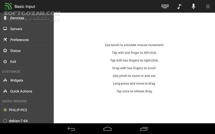 دانلود Unified Remote Full 3.19.0 for Android +2.3 - دانلود کنترل کامپیوتر یونیفید برای اندروید - سافت گذر