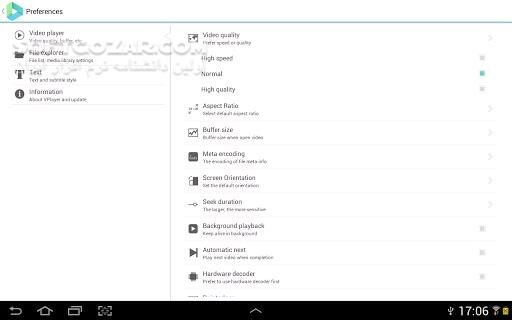 دانلود VPlayer 4.1 for Android +2.3 - دانلود پلیر تصویری وی پلیر برای اندروید - سافت گذر