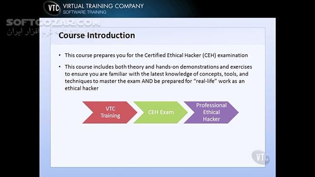 دانلود VTC - Certified Ethical Hacker (CEH) v8 (Exam 312-50) Course - دانلود فیلم آموزش مدرک هکر اخلاقی - نسخه‌ی 8 - آزمون 50-312 - سافت گذر