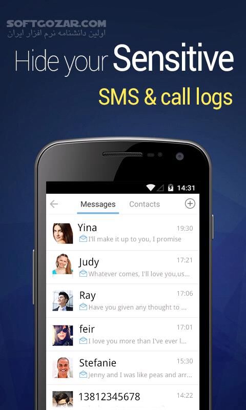 دانلود Vault-Hide SMS, Pics & Videos Premium 6.9.11.82.22 for Android +2.3 - دانلود رمزگذاری فایل ها برای اندروید - سافت گذر