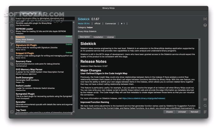 دانلود Vector 35 Binary Ninja 4.0.4958 Personal - دانلود مهندسی معکوس نرم‌افزارها - سافت گذر