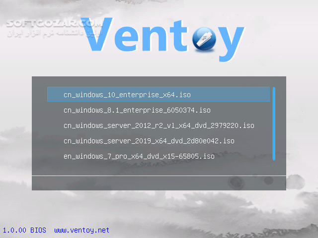 دانلود Ventoy 1.1.10 Final + LiveCD - دانلود ونتوی - سافت گذر