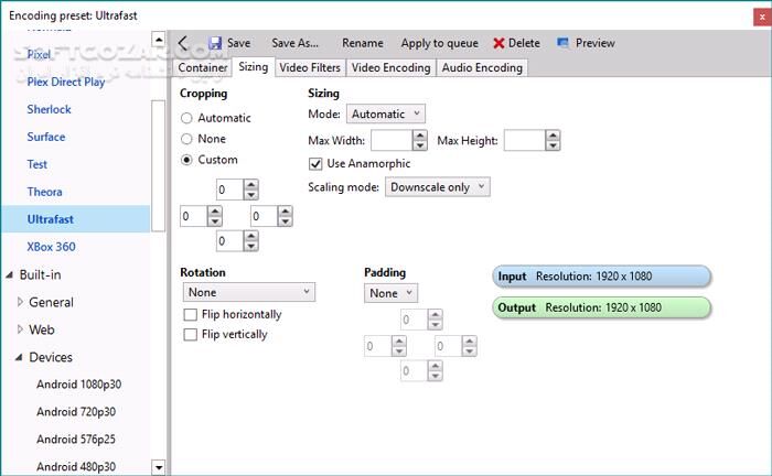 دانلود VidCoder 12.13 - دانلود تبدیل ویدئو - سافت گذر