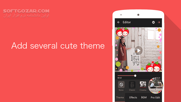 دانلود VideoShow Pro 11.0.0.1 for Android +5.0 - دانلود ویدیو شو ویرایش ویدیو برای اندروید - سافت گذر