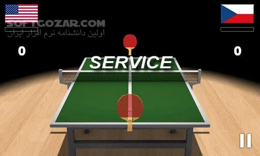 دانلود Virtual Table Tennis 3D Pro 2.7.3 for Android +2.3 - دانلود بازی پینگ پنگ برای اندروید - سافت گذر